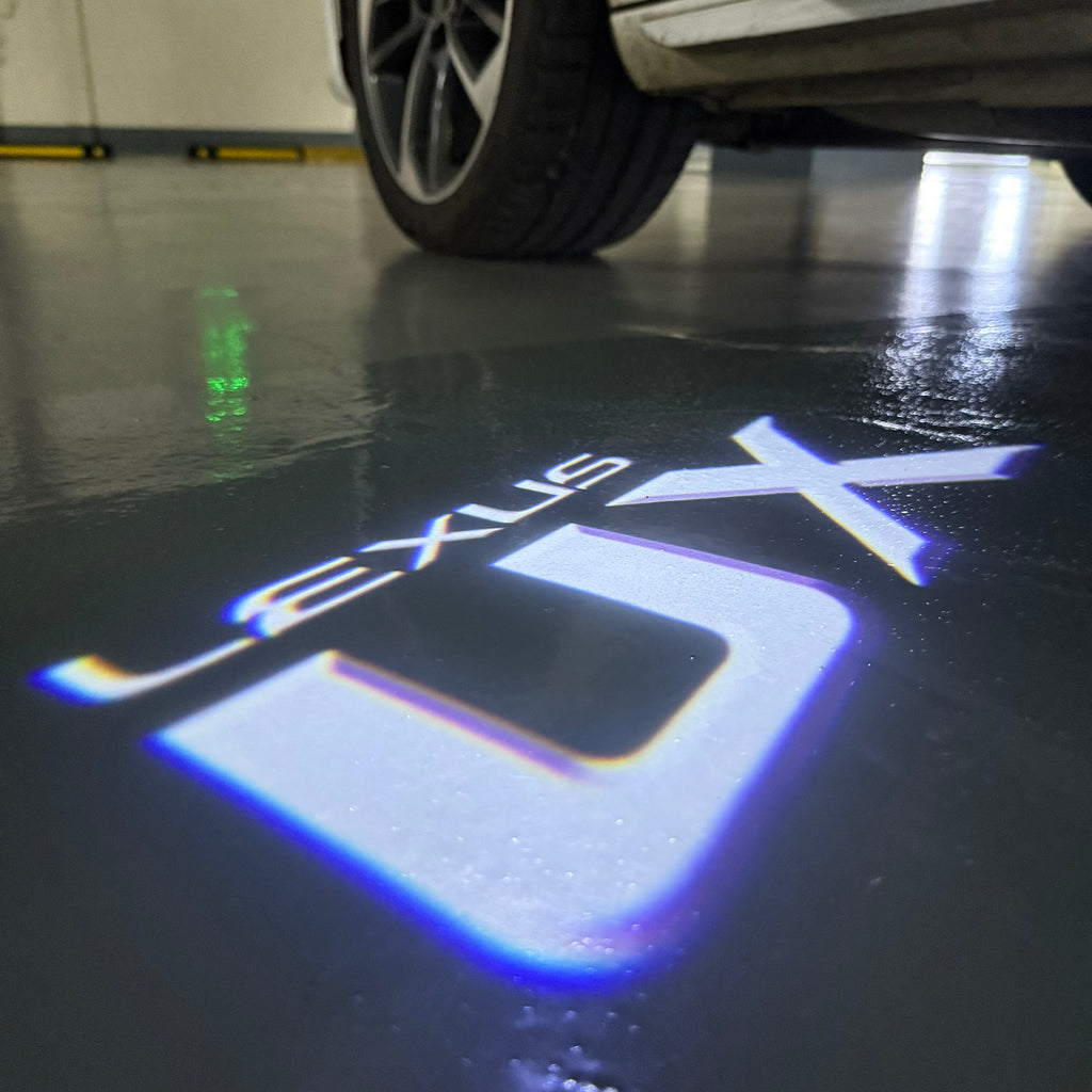 LUCES LEXUS LOGO PROJECROTR Nr.01 (cantidad 1 = 1 juegos / 2 luces de puerta)