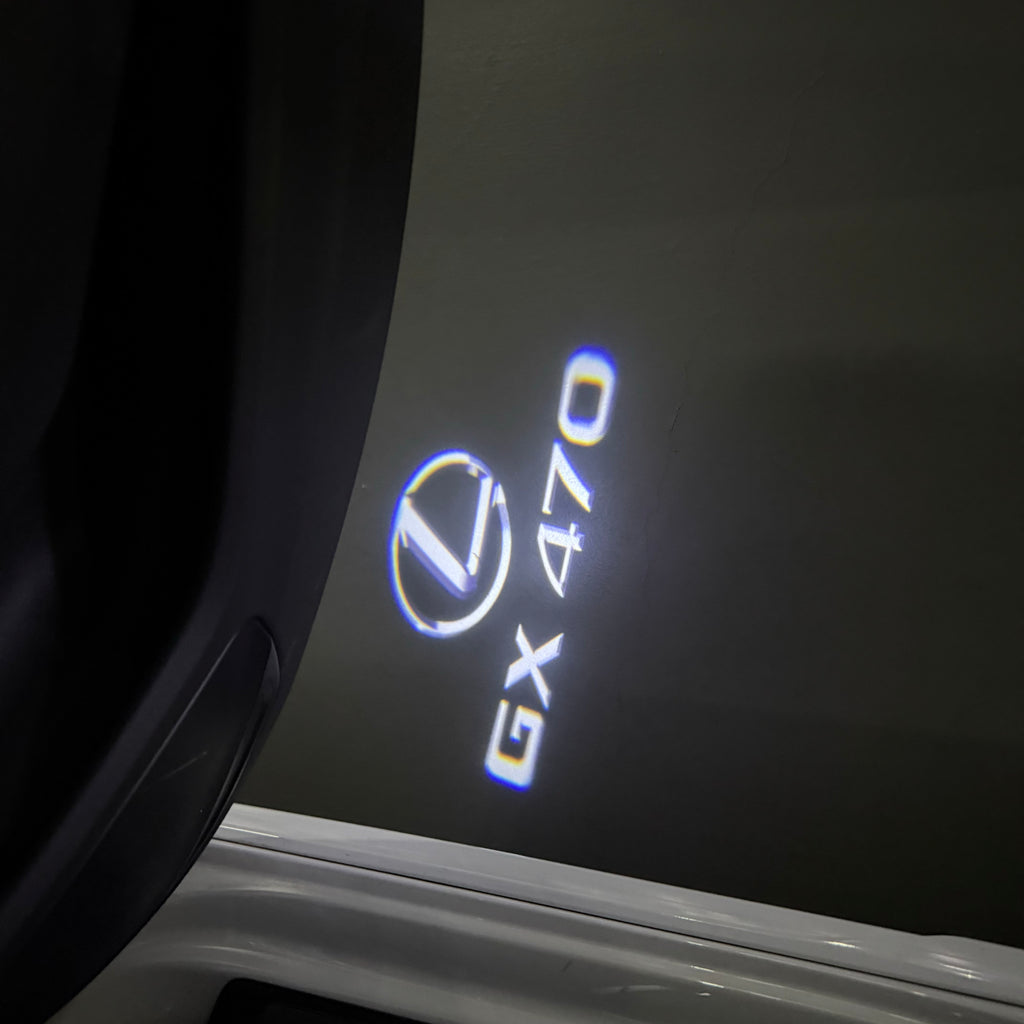 LEXUS LOGO PROJECTOR LIGHTS Nr.01 (الكمية 1 = 1 مجموعة / 2 أضواء باب)