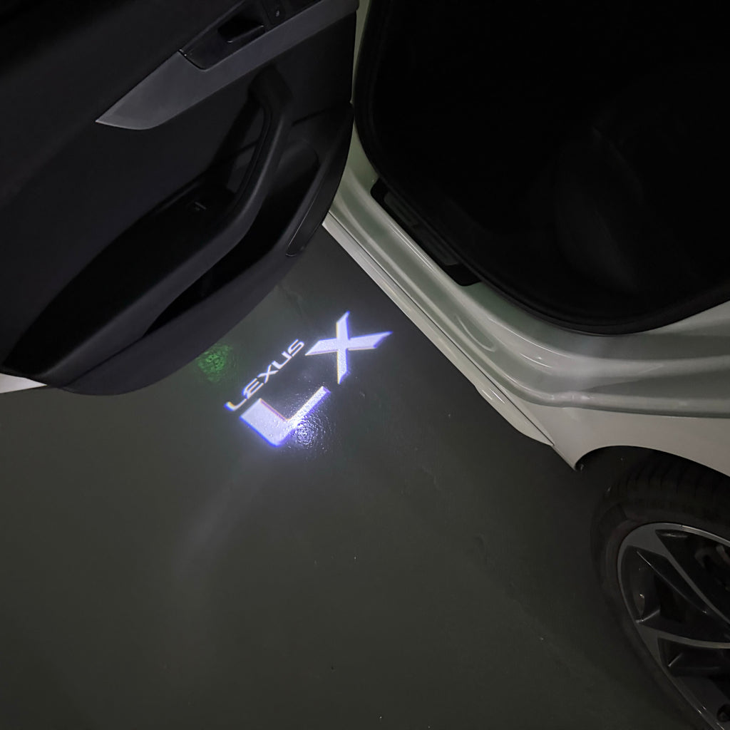 LUCES LEXUS LOGO PROJECROTR Nr.01 (cantidad 1 = 1 juegos / 2 luces de puerta)