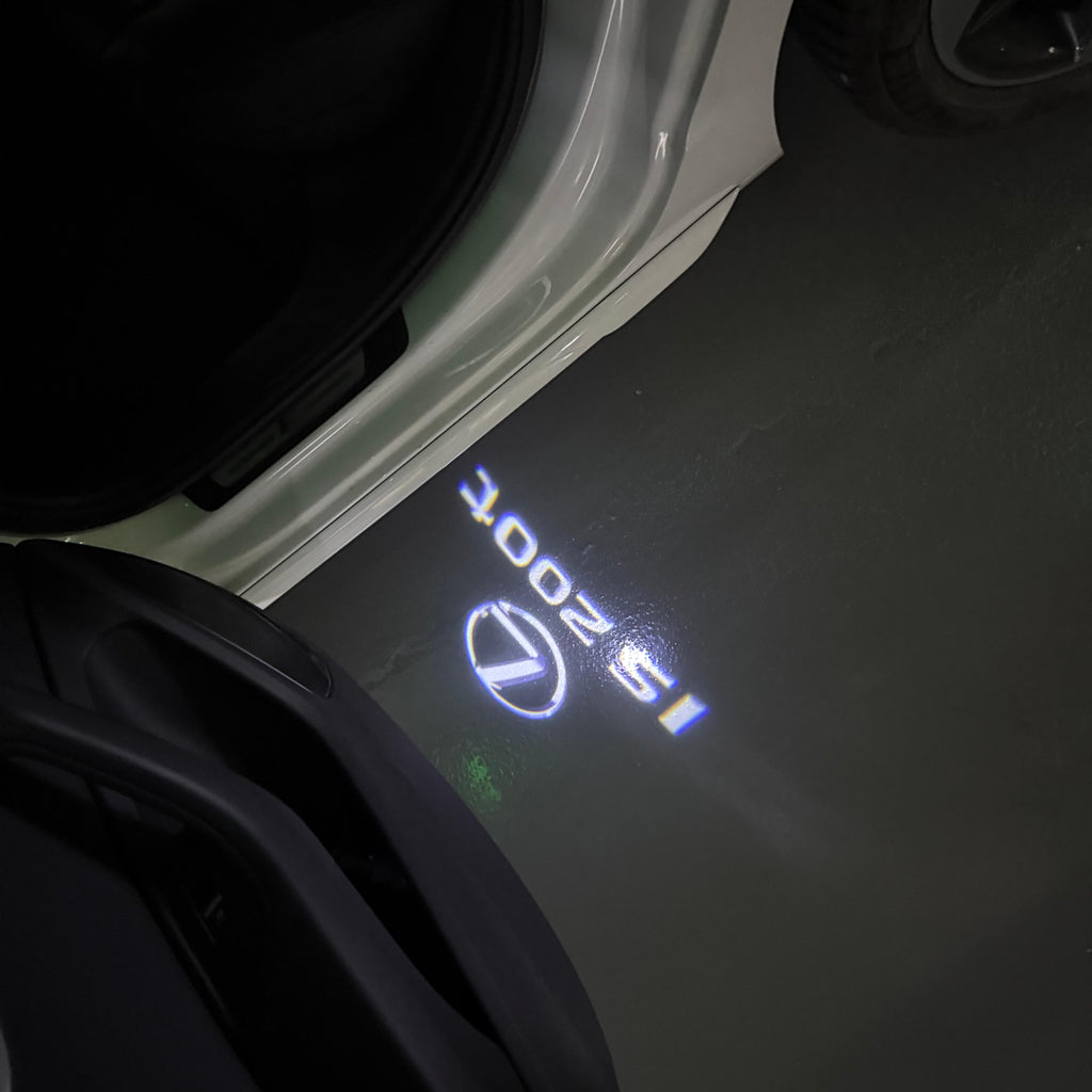 LEXUS LOGO PROJECTOR LIGHTS Nr.01 (الكمية 1 = 1 مجموعة / 2 أضواء باب)