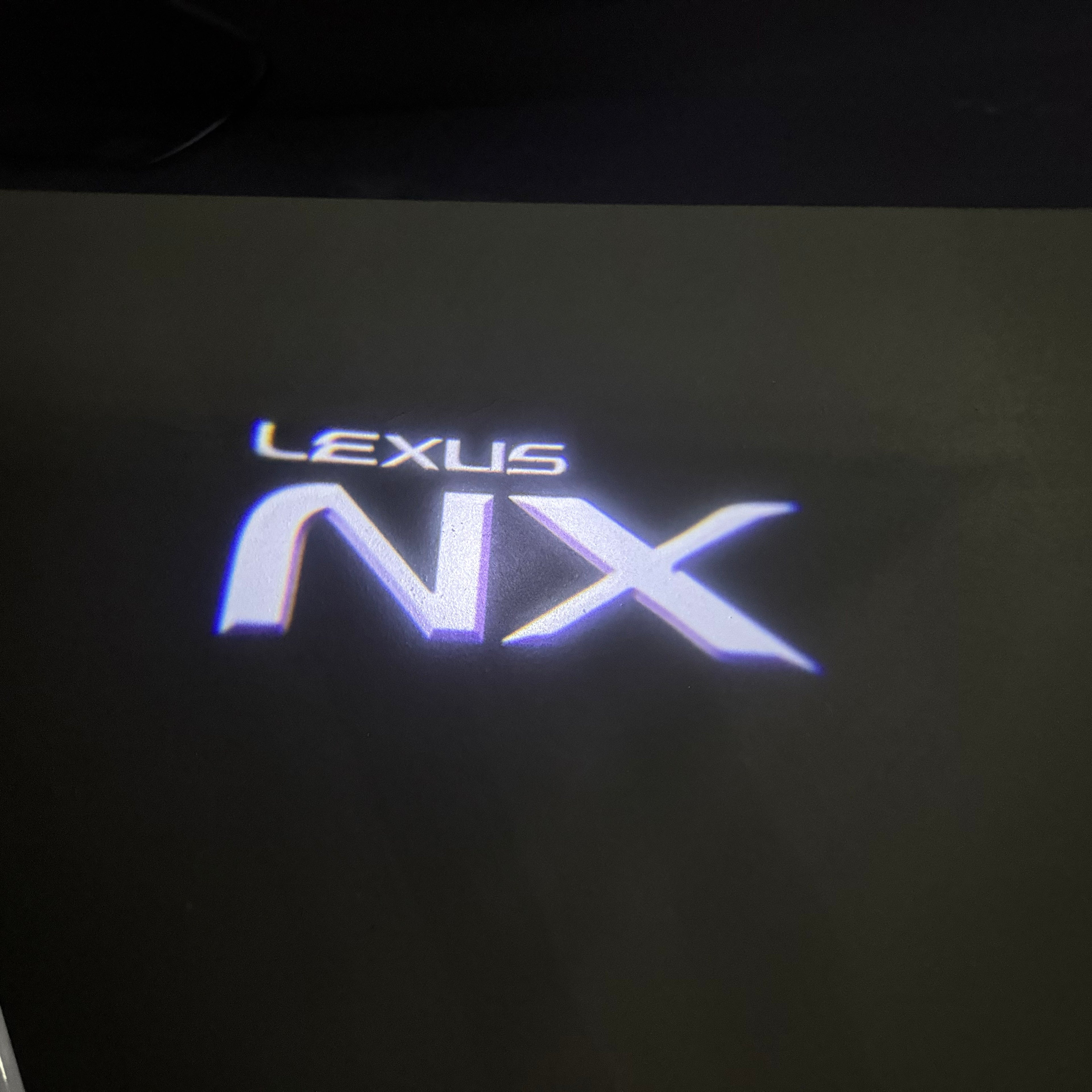 LEXUS LOGO PROJECROTR LIGHTS Nr.01 (Menge 1 = 1 Sets/2 Türleuchten)