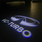 INFINTI VC-توربو LOGO PROJECROTR أضواء Nr.93 (الكمية 1 = 1 مجموعات / 2 أضواء الباب)