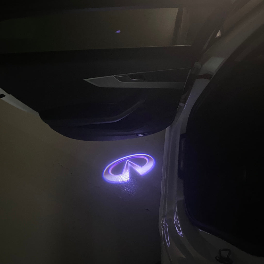INFINTI LOGO PROJECROTR أضواء Nr.04 (الكمية 1 = 1 مجموعات / 2 أضواء الباب)