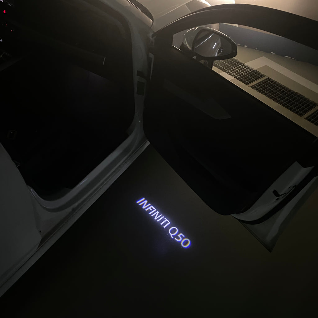 INFINTI Q50 LOGO PROJECROTR LIGHTS Nr.60 (cantidad 1 = 1 series/2 luces de puerta)
