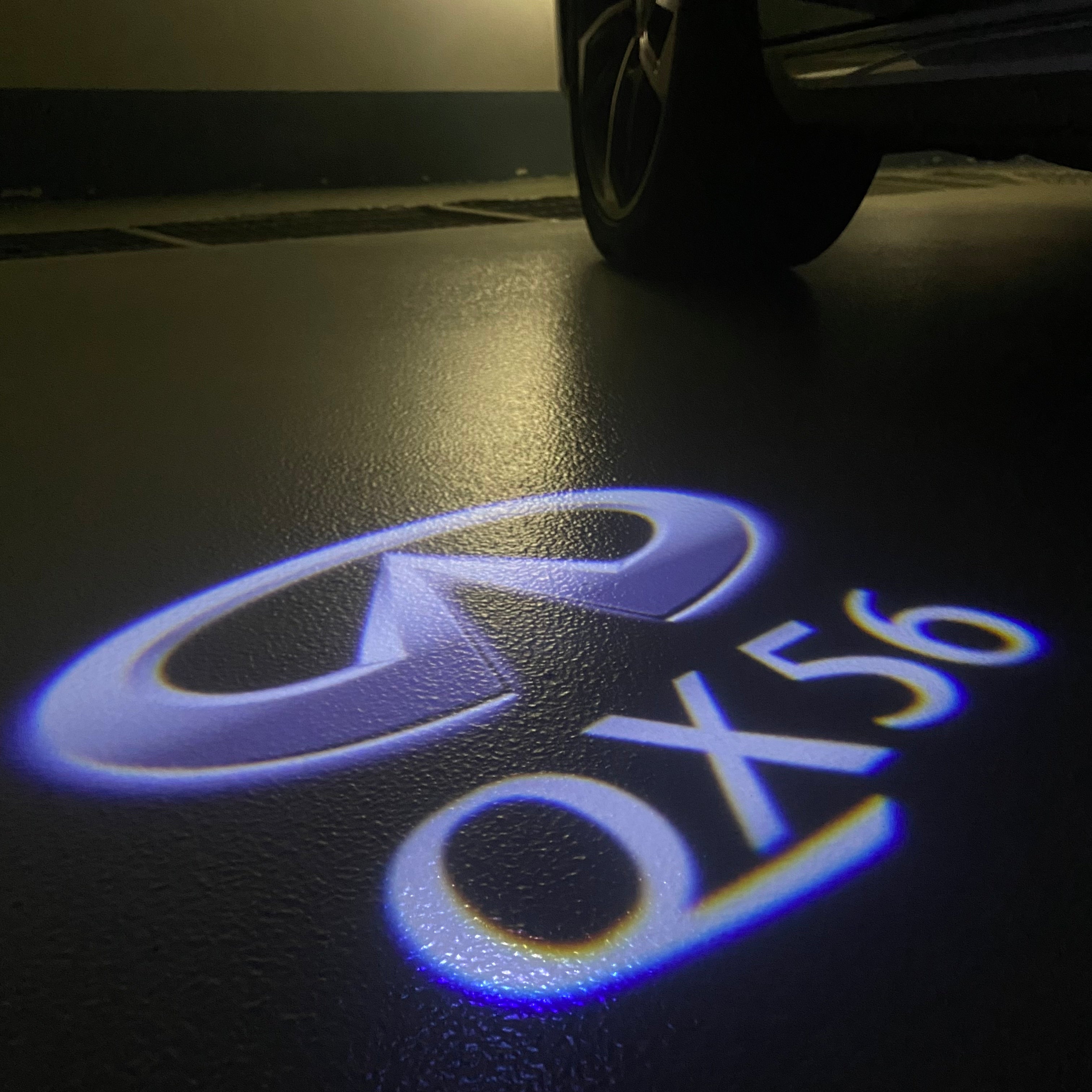 INFINTI QX56 LOGO PROJECROTR LIGHTS Nr.74 (quantité 1 = 1 ensemble/2 feux de porte)