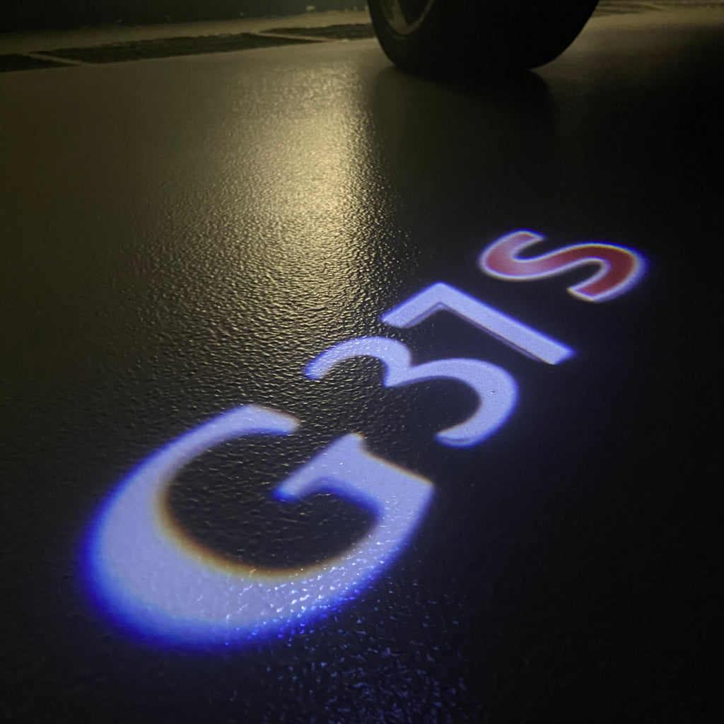 INFINTI G37 S LOGO PROJECROTR LIGHTS Nr.43 (Menge 1 = 1 Sets/2 Türleuchten)