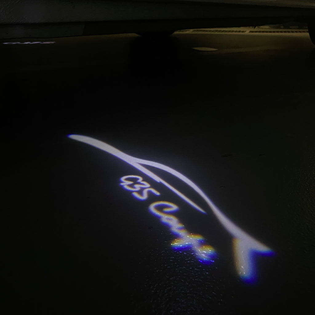 INFINTI G35 LOGO PROJECROTR LIGHTS Nr.91 (Menge 1 = 1 Sets/2 Türleuchten)