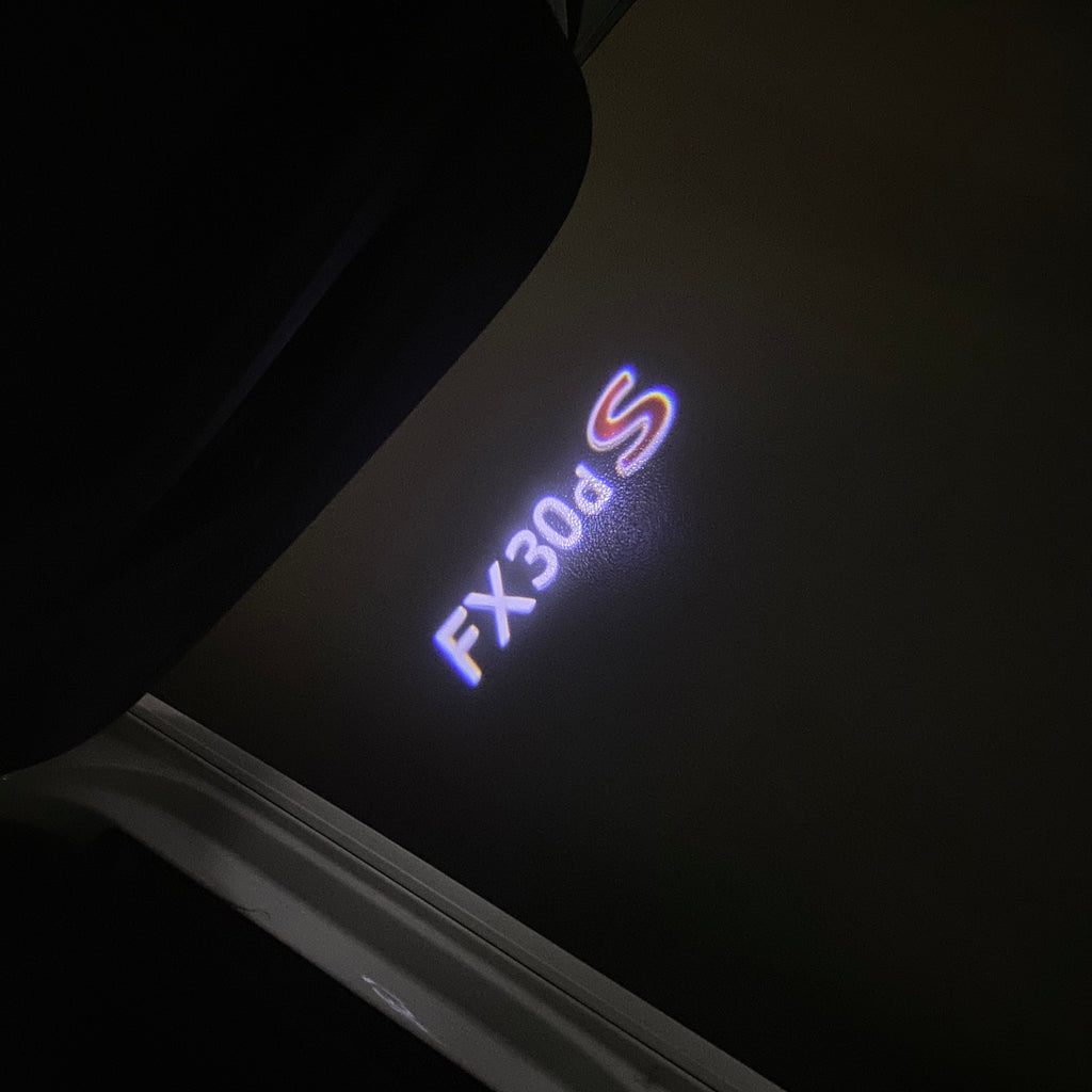 INFINTI FX30d S LOGO PROJECROTR LIGHTS Nr.57 (Menge 1 = 1 Sets/2 Türleuchten)