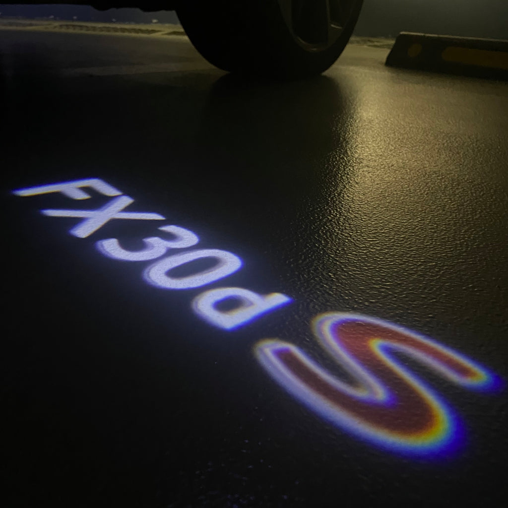 INFINTI FX30d S LOGO PROJECROTR LIGHTS Nr.57 (Menge 1 = 1 Sets/2 Türleuchten)