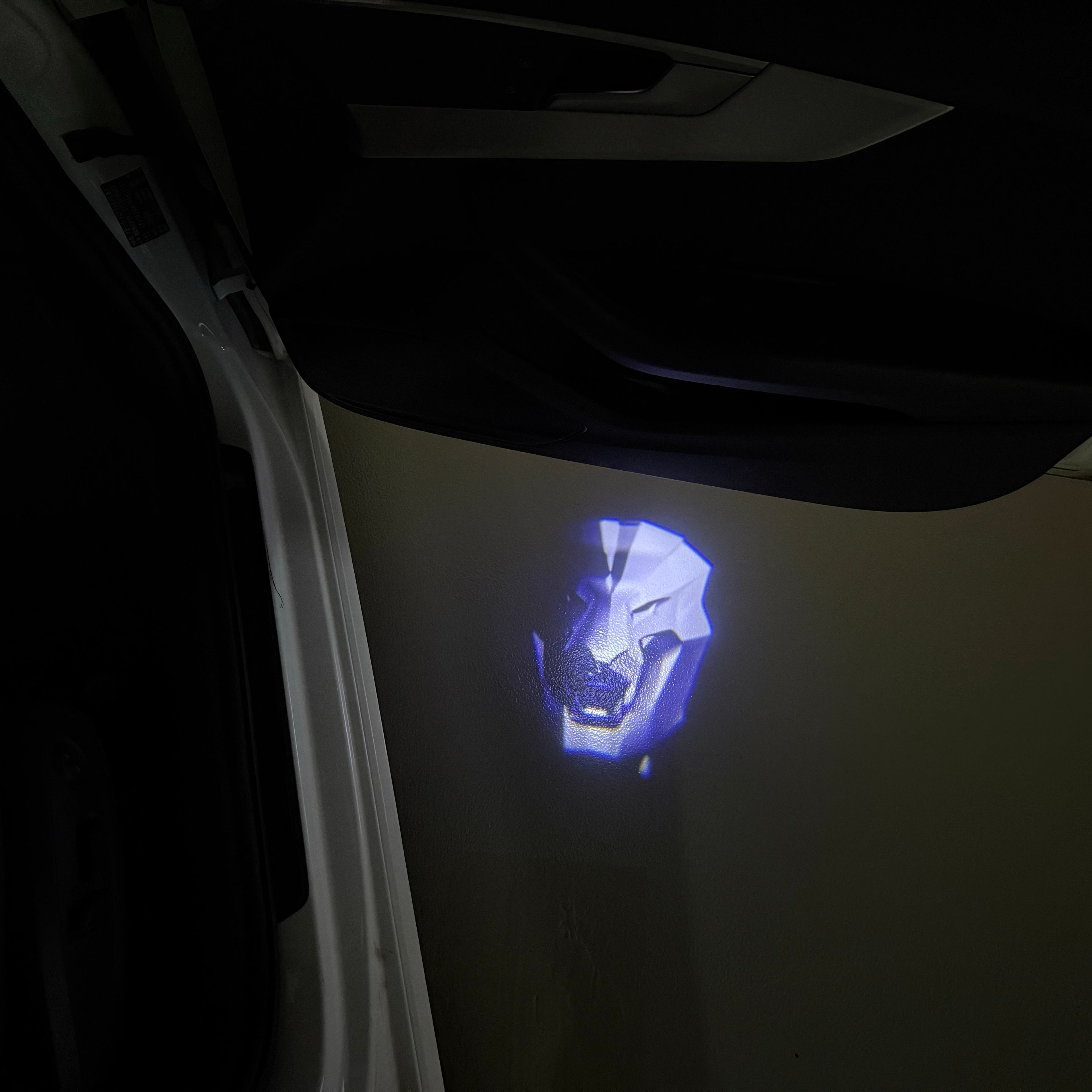 LUCES DE PROYECTOR DEL LOGOTIPO BMW M3 Nr.24 (cantidad 1 = 1 juegos / 2 luces de puerta)