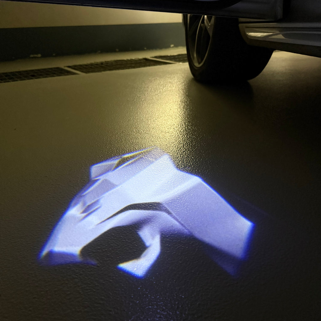 LUCES DE PROYECTOR DEL LOGOTIPO BMW M3 Nr.24 (cantidad 1 = 1 juegos / 2 luces de puerta)