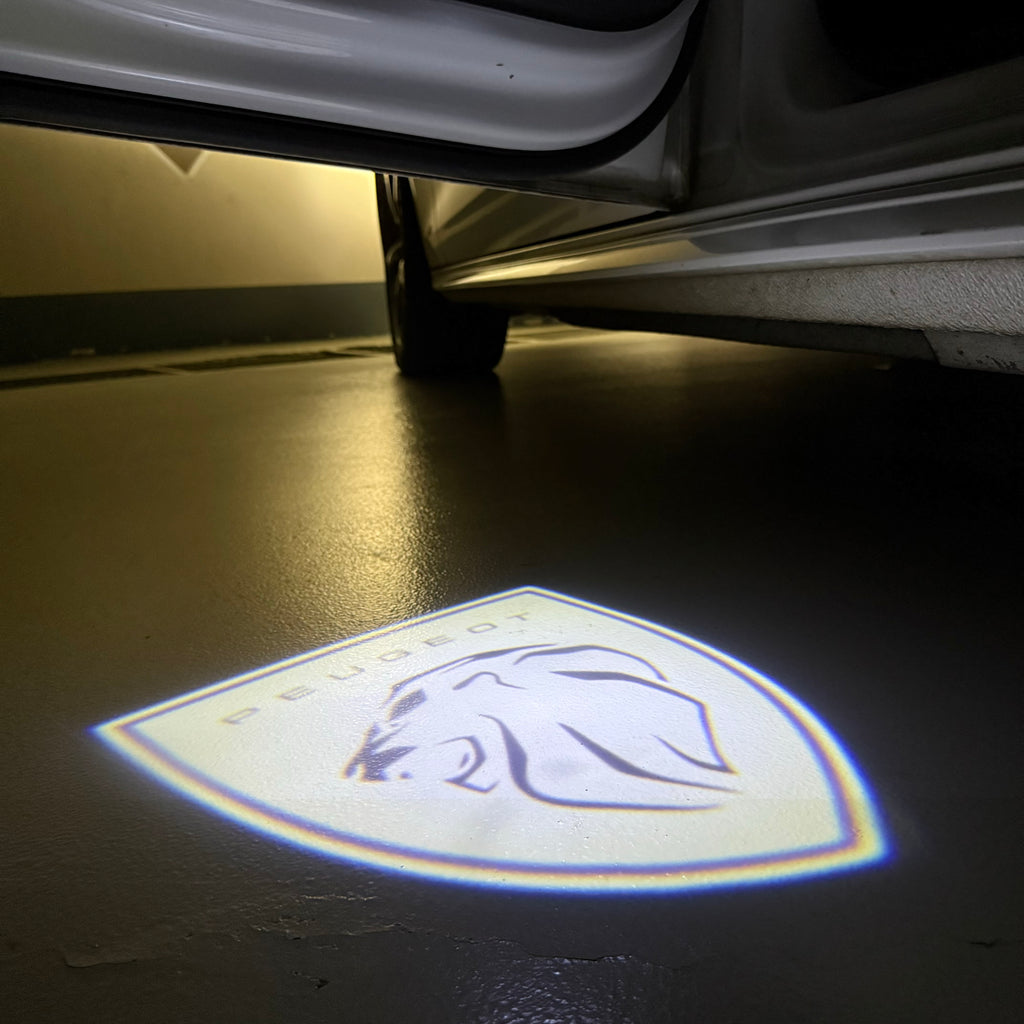 LUCES DE PROYECTOR DEL LOGOTIPO BMW M3 Nr.24 (cantidad 1 = 1 juegos / 2 luces de puerta)