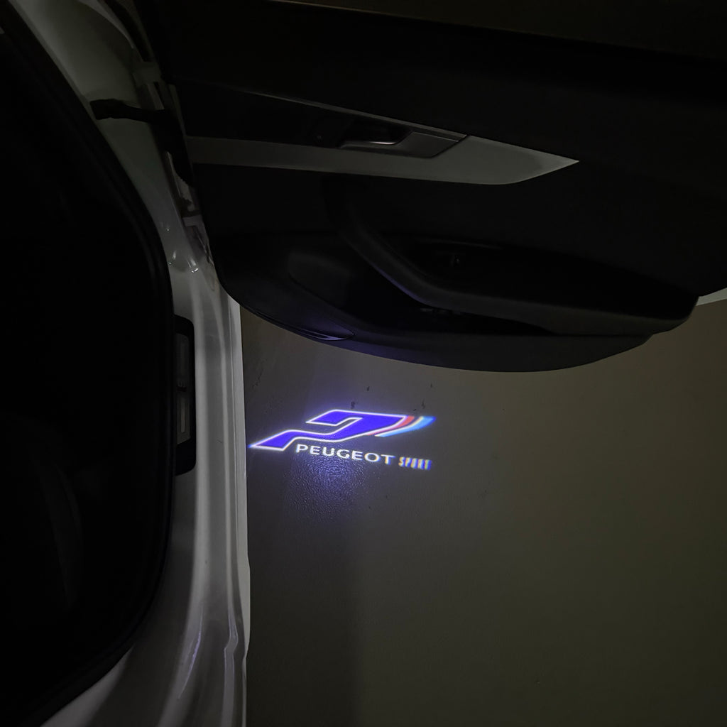 ÉCLAIRAGE DE PROJECTEUR BMW M3 LOGO Nr.24 (quantité 1 = 1 jeux / 2 feux de porte)