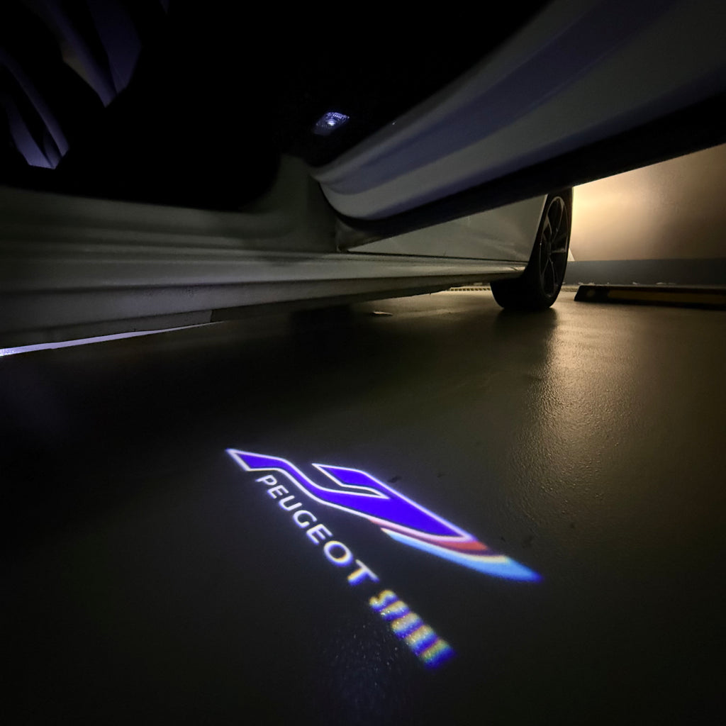 ÉCLAIRAGE DE PROJECTEUR BMW M3 LOGO Nr.24 (quantité 1 = 1 jeux / 2 feux de porte)