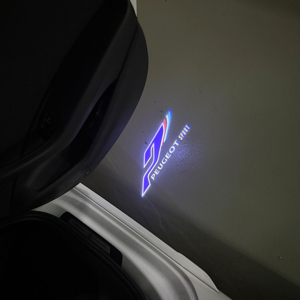 ÉCLAIRAGE DE PROJECTEUR BMW M3 LOGO Nr.24 (quantité 1 = 1 jeux / 2 feux de porte)