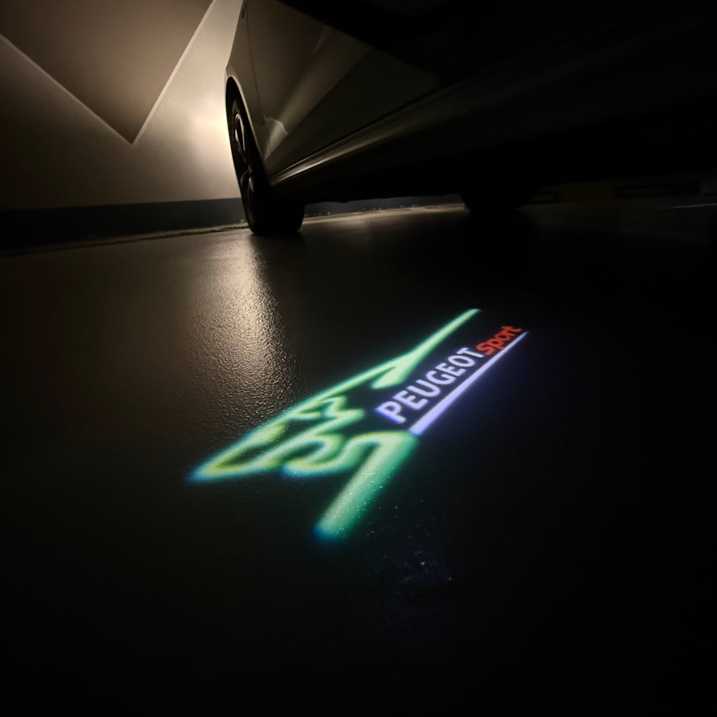 BMW M3 LOGO PROJECTOT LIGHTS Nr.24 (Menge 1 = 1 Sets/2 Türleuchten)