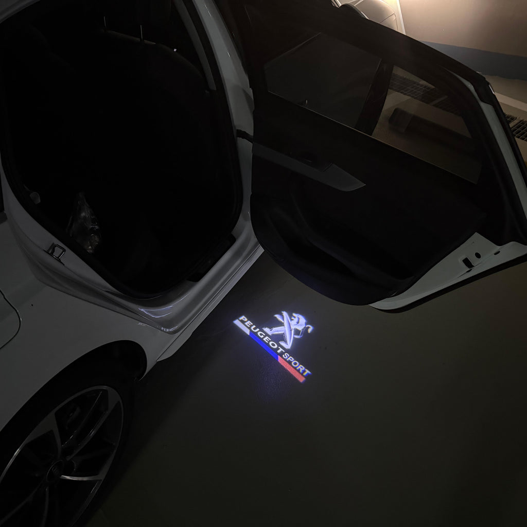 LUCES DE PROYECTOR DEL LOGOTIPO BMW M3 Nr.24 (cantidad 1 = 1 juegos / 2 luces de puerta)