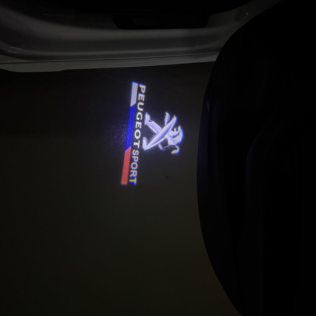 LUCES DE PROYECTOR DEL LOGOTIPO BMW M3 Nr.24 (cantidad 1 = 1 juegos / 2 luces de puerta)
