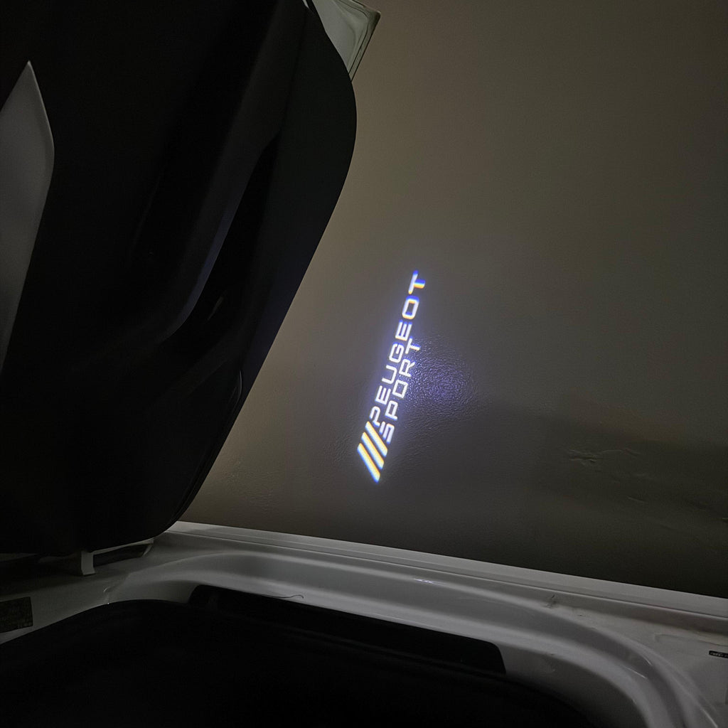 ÉCLAIRAGE DE PROJECTEUR BMW M3 LOGO Nr.24 (quantité 1 = 1 jeux / 2 feux de porte)