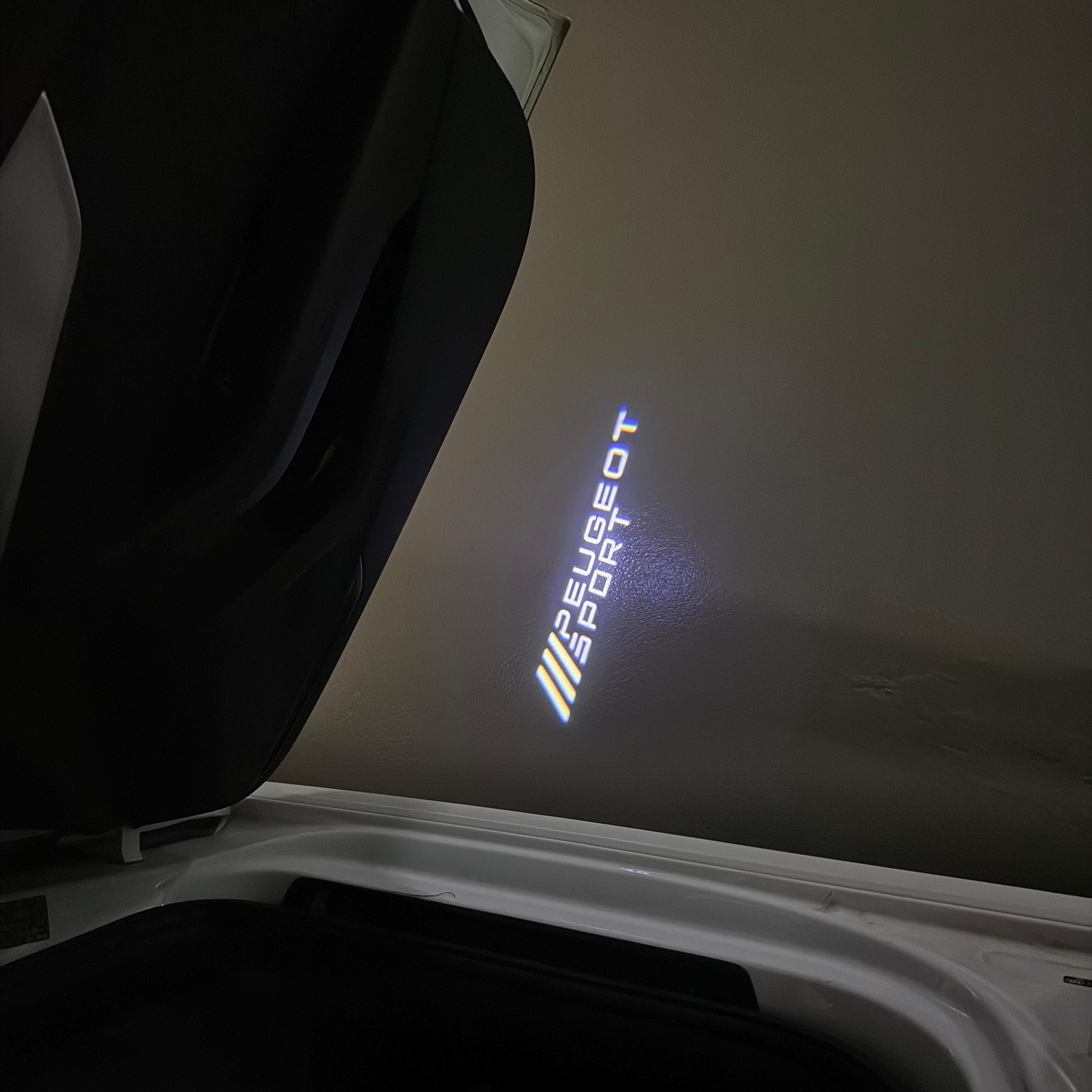 BMW M3 LOGO PROJECTOT LIGHTS Nr.24 (Menge 1 = 1 Sets/2 Türleuchten)