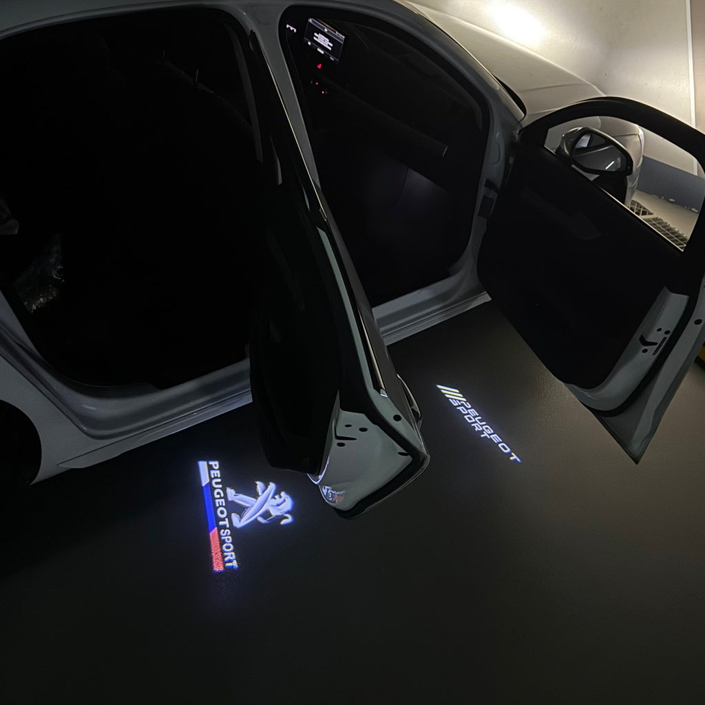 LUCES DE PROYECTOR DEL LOGOTIPO BMW M3 Nr.24 (cantidad 1 = 1 juegos / 2 luces de puerta)