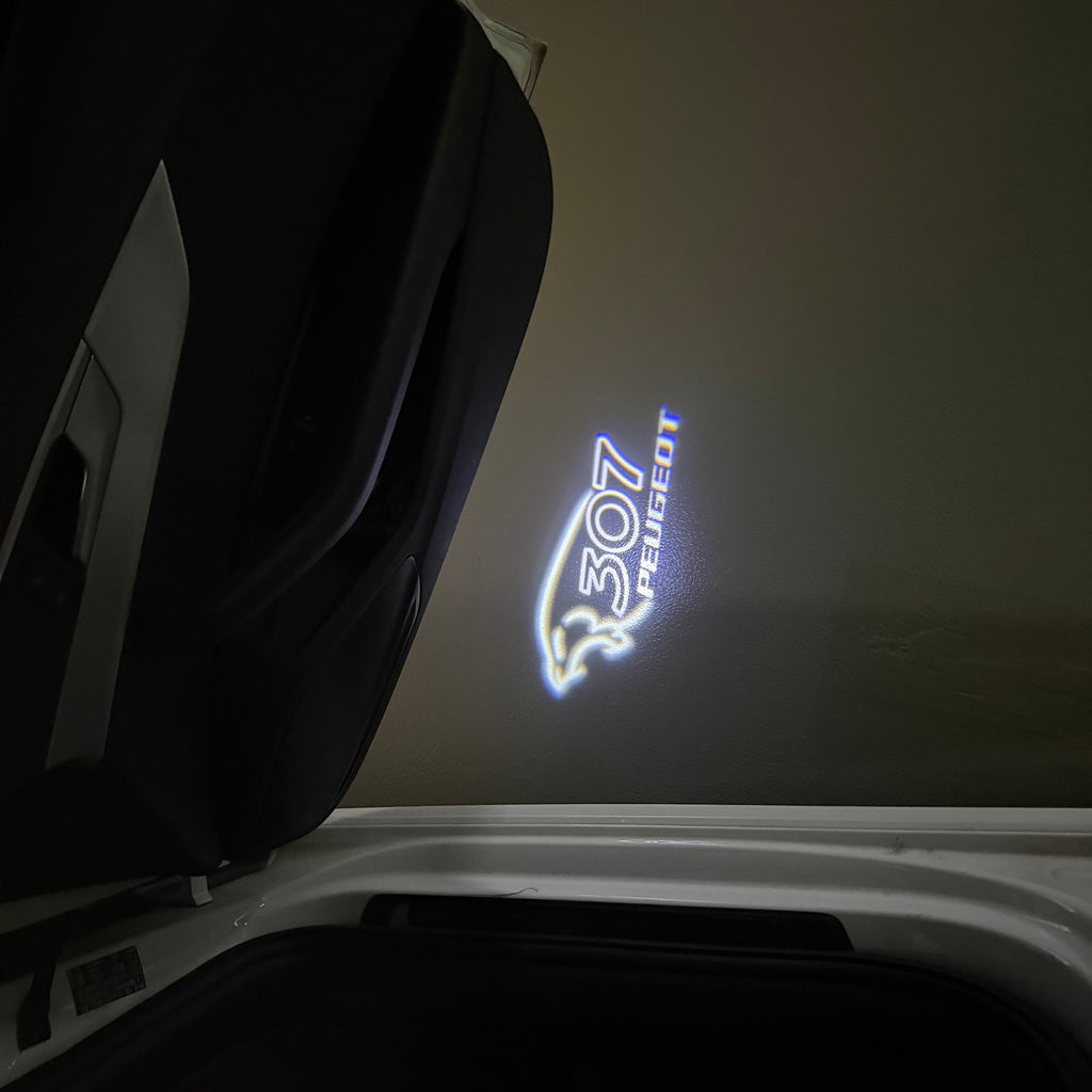 LUCES DE PROYECTOR DEL LOGOTIPO BMW M3 Nr.24 (cantidad 1 = 1 juegos / 2 luces de puerta)