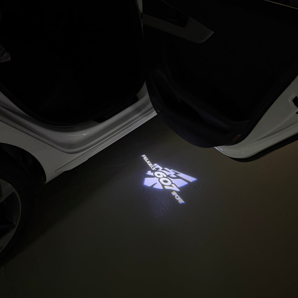 ÉCLAIRAGE DE PROJECTEUR BMW M3 LOGO Nr.24 (quantité 1 = 1 jeux / 2 feux de porte)