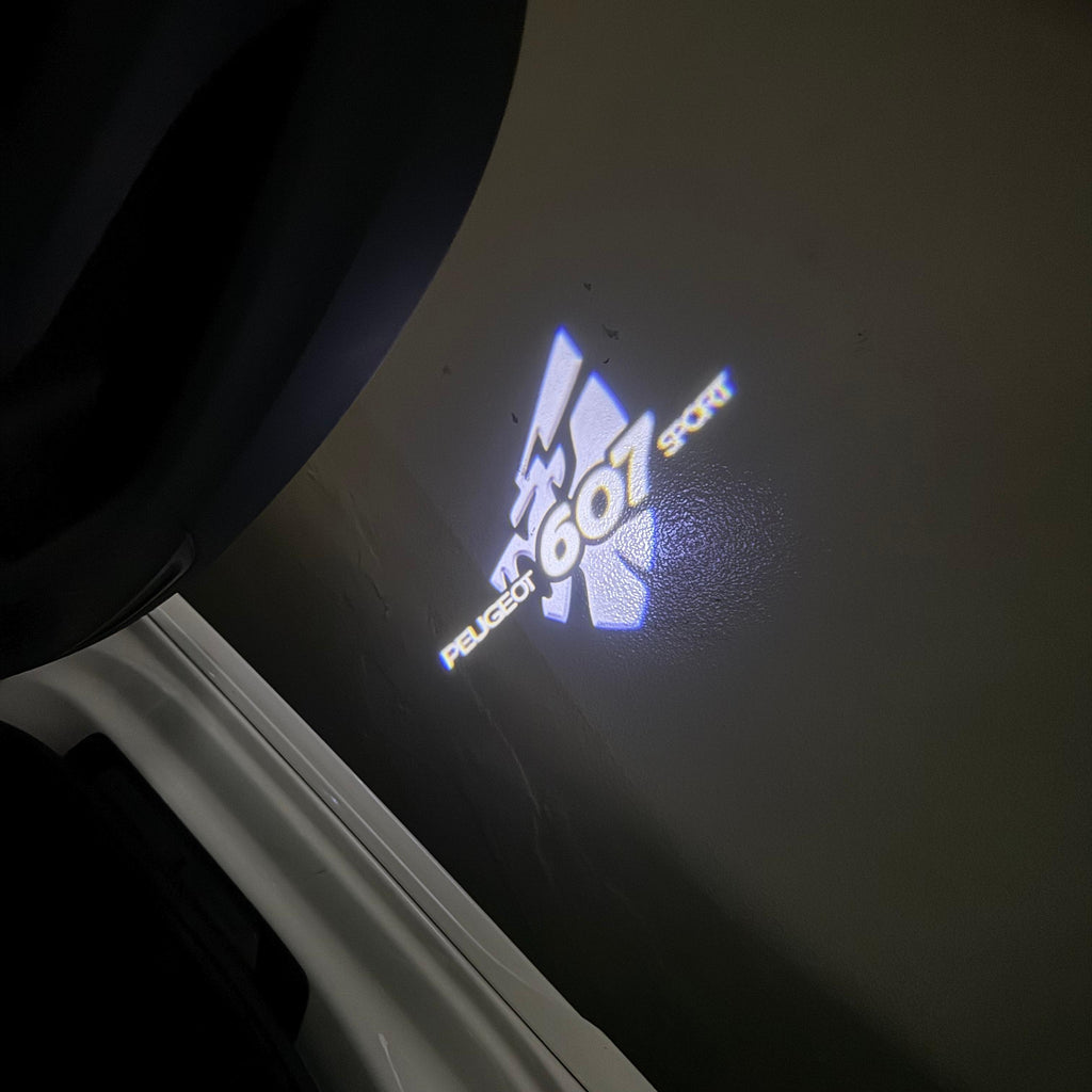ÉCLAIRAGE DE PROJECTEUR BMW M3 LOGO Nr.24 (quantité 1 = 1 jeux / 2 feux de porte)