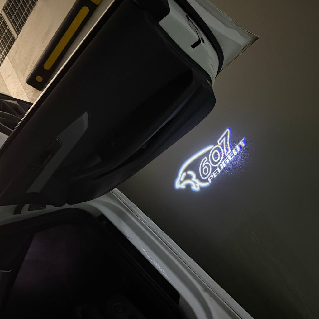 LUCES DE PROYECTOR DEL LOGOTIPO BMW M3 Nr.24 (cantidad 1 = 1 juegos / 2 luces de puerta)