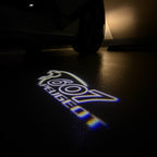 LUCES DE PROYECTOR DEL LOGOTIPO BMW M3 Nr.24 (cantidad 1 = 1 juegos / 2 luces de puerta)