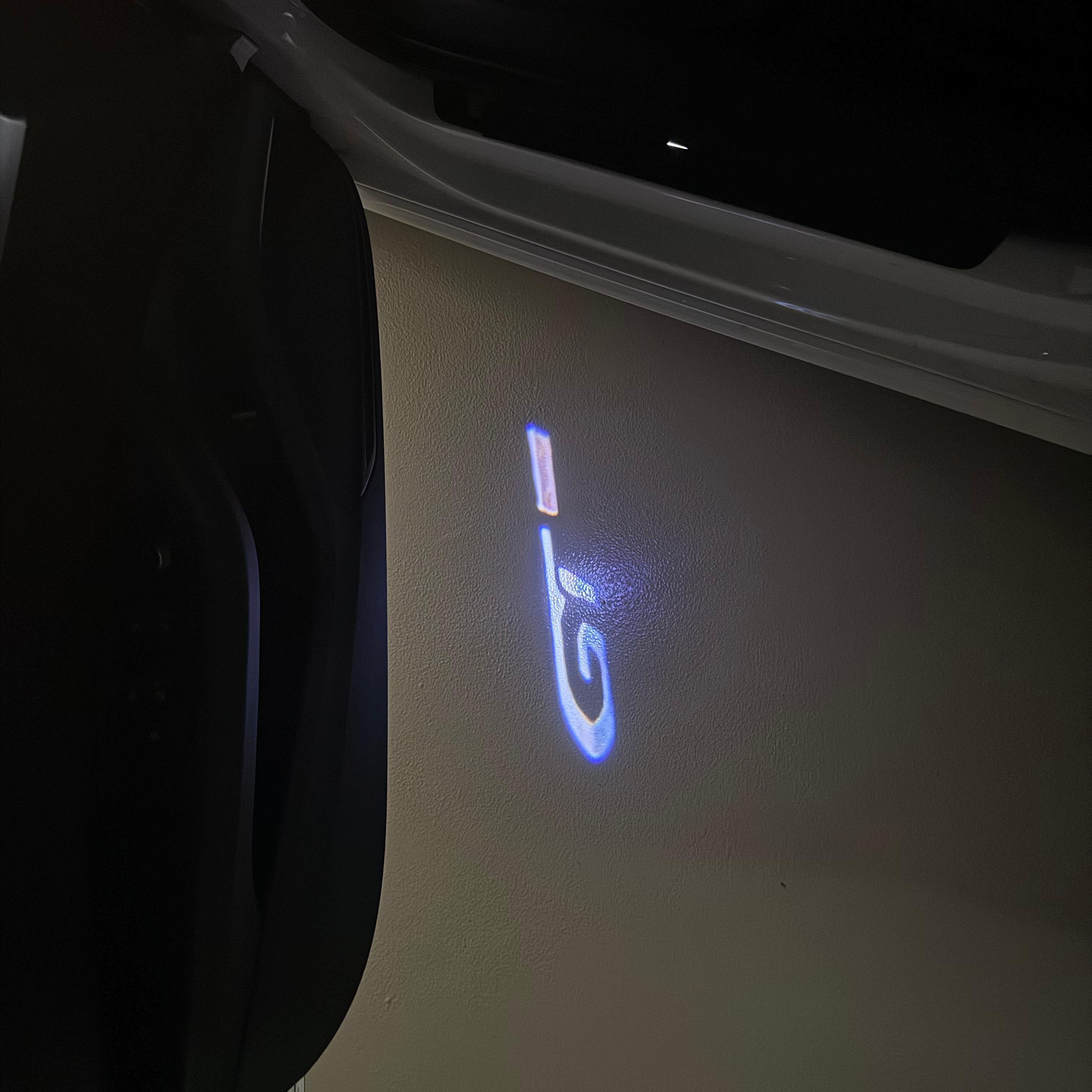 BMW M3 LOGO PROJECTOT LIGHTS Nr.24 (Menge 1 = 1 Sets/2 Türleuchten)