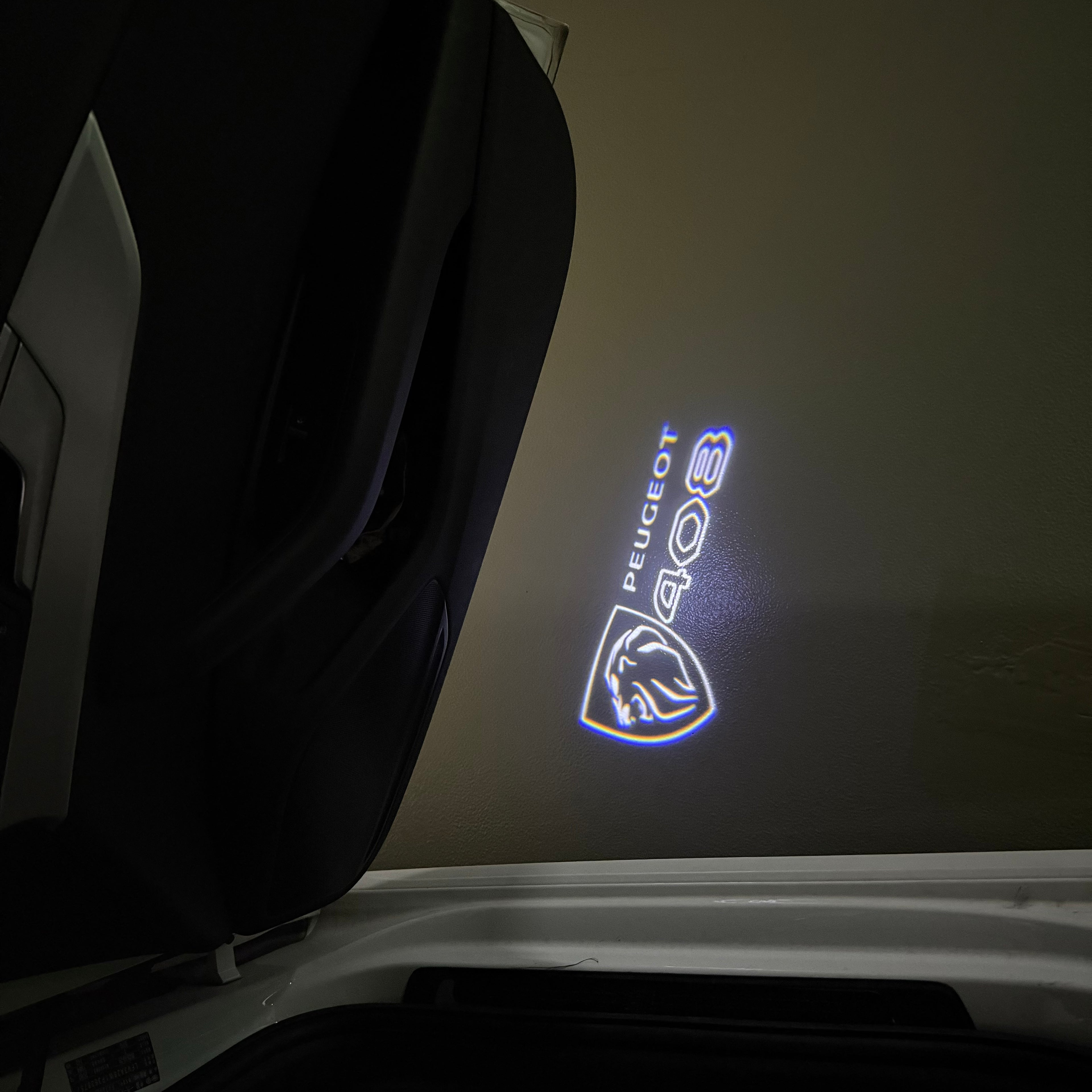 LUCES DE PROYECTOR DEL LOGOTIPO BMW M3 Nr.24 (cantidad 1 = 1 juegos / 2 luces de puerta)