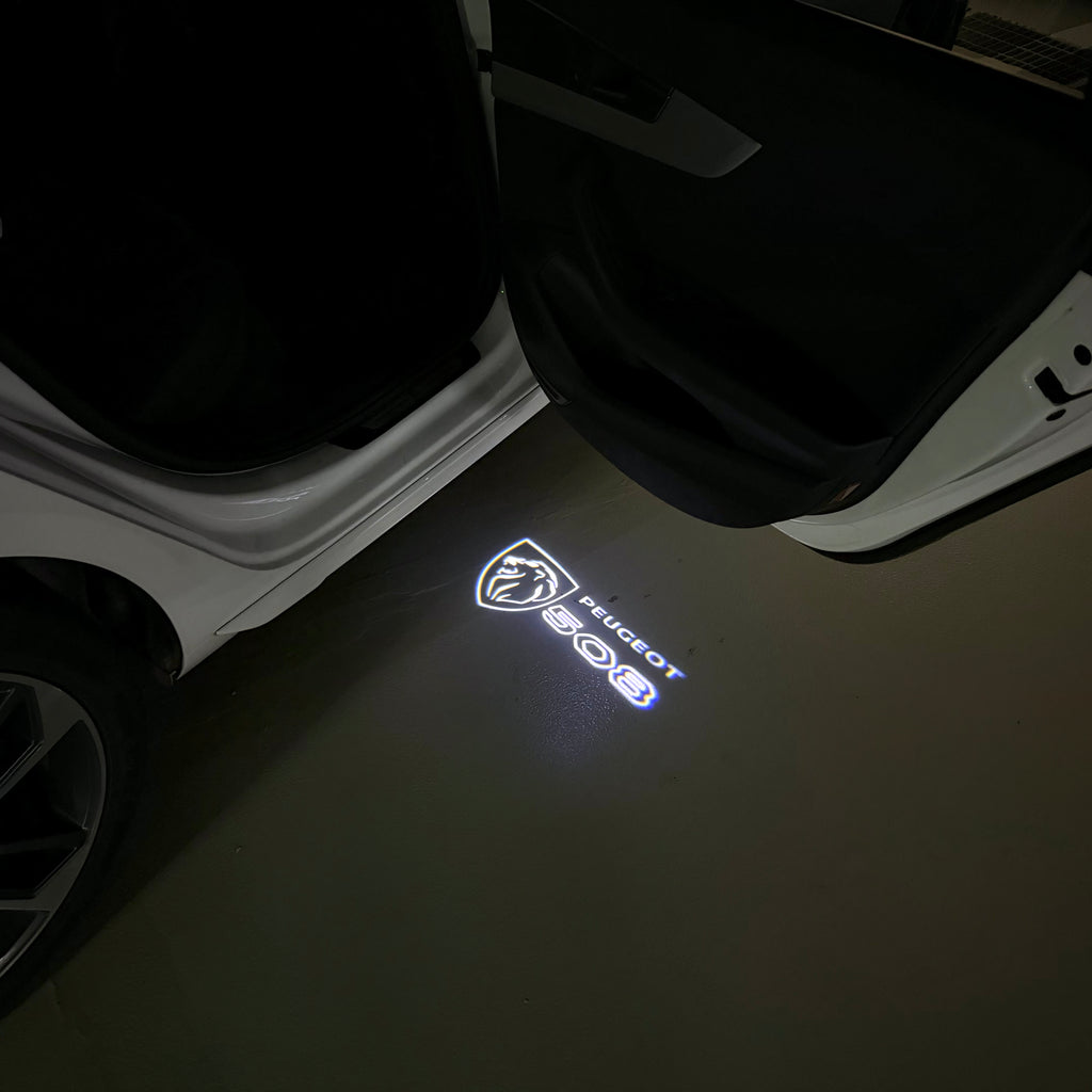LUCES DE PROYECTOR DEL LOGOTIPO BMW M3 Nr.24 (cantidad 1 = 1 juegos / 2 luces de puerta)