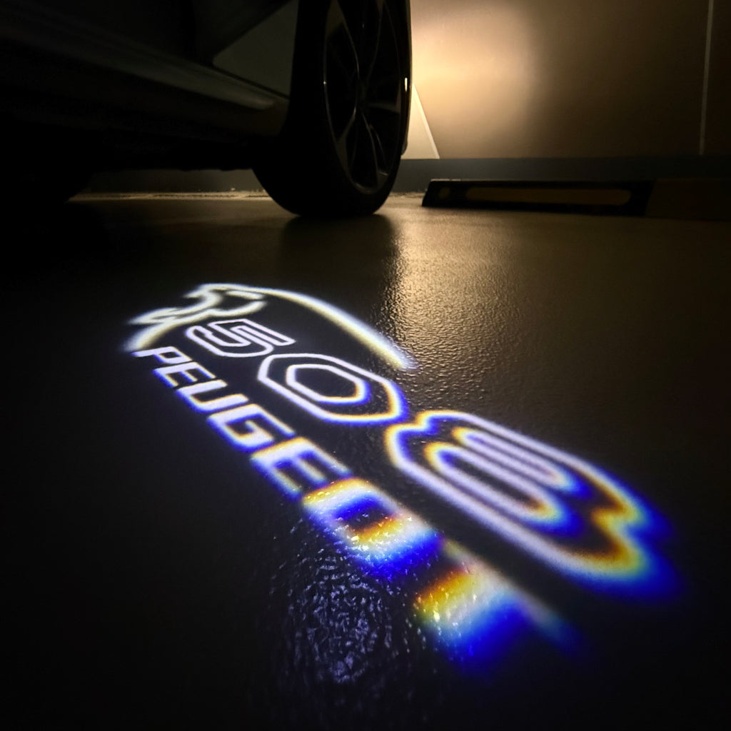 LUCES DE PROYECTOR DEL LOGOTIPO BMW M3 Nr.24 (cantidad 1 = 1 juegos / 2 luces de puerta)