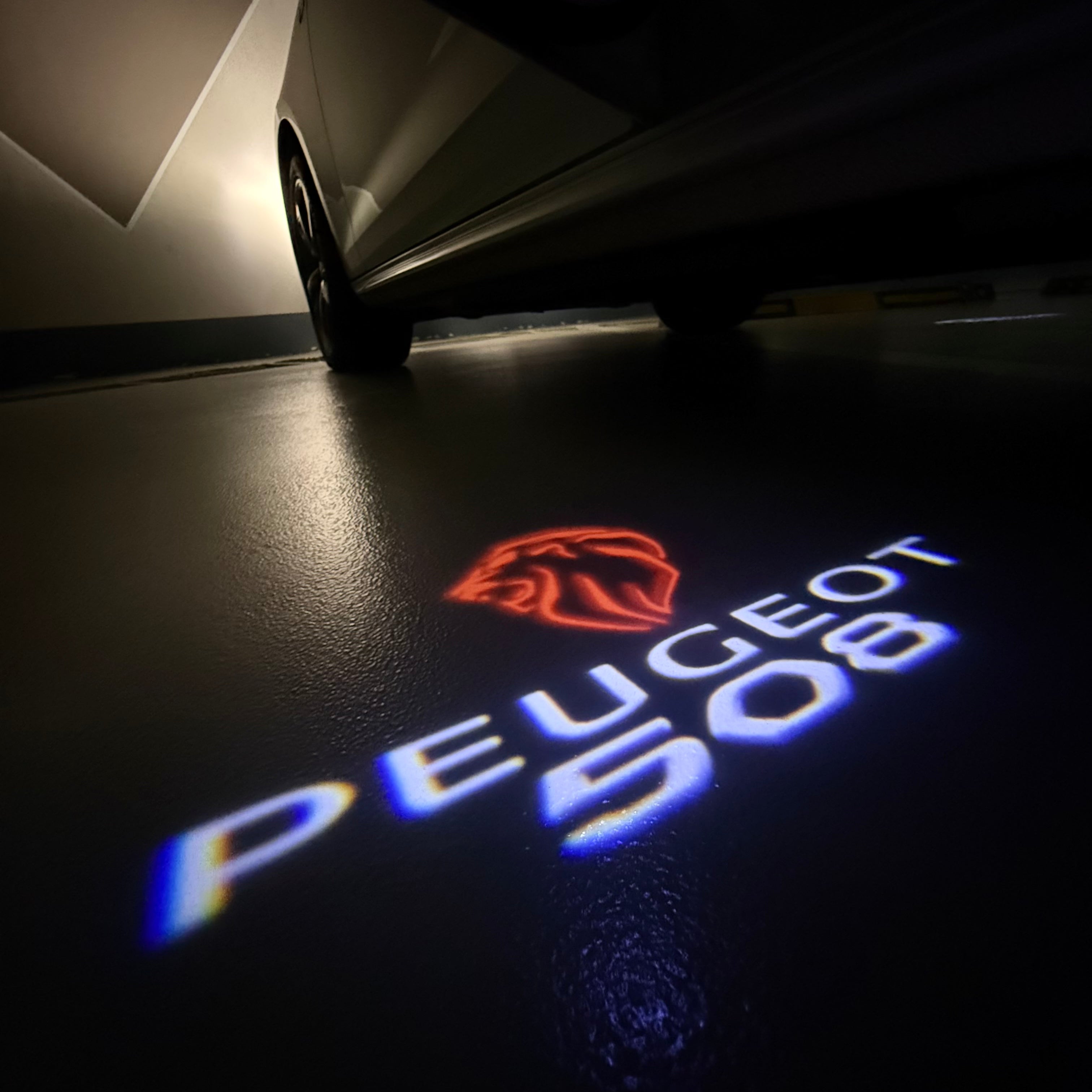 ÉCLAIRAGE DE PROJECTEUR BMW M3 LOGO Nr.24 (quantité 1 = 1 jeux / 2 feux de porte)