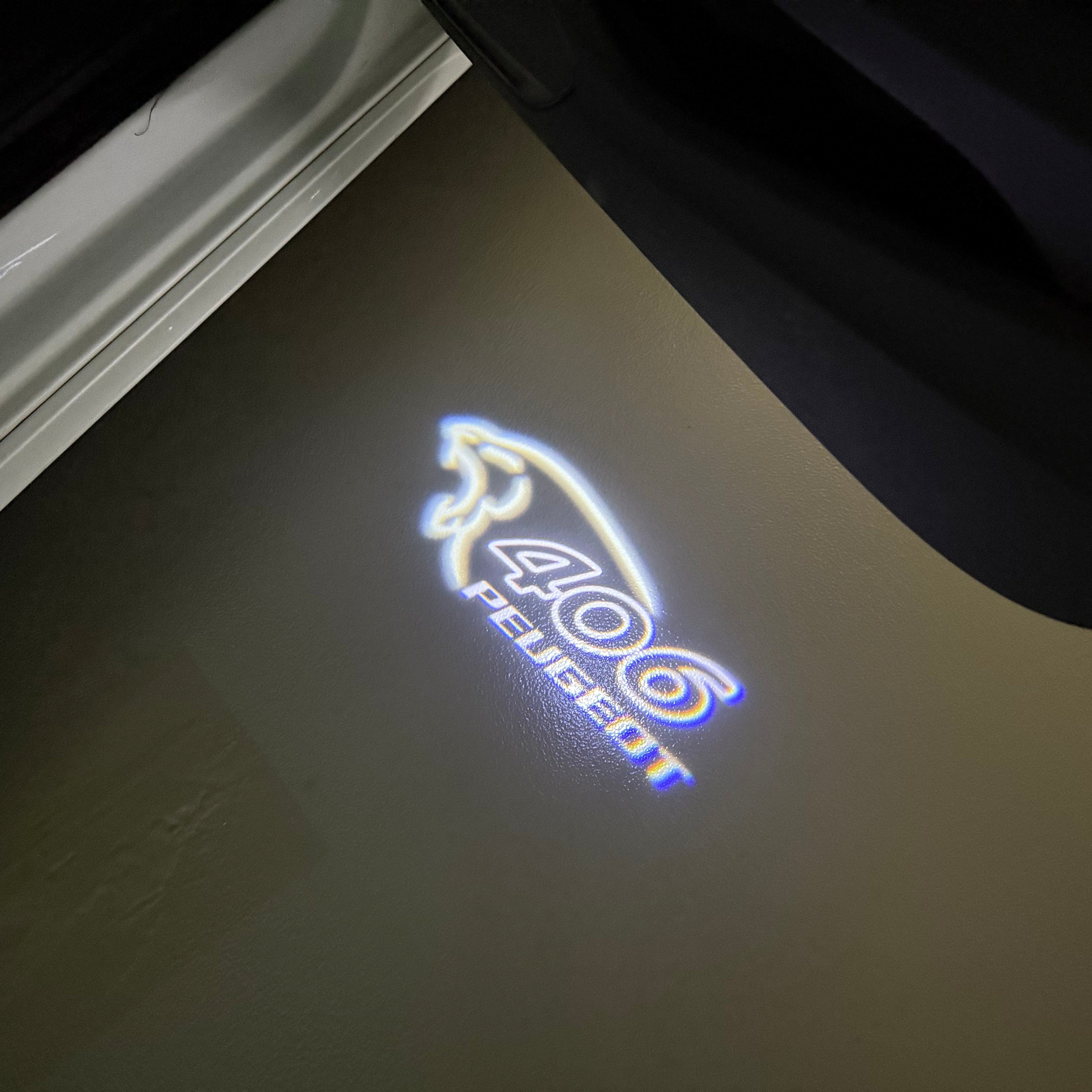 BMW M3 LOGO PROJECTOT LIGHTS Nr.24 (Menge 1 = 1 Sets/2 Türleuchten)