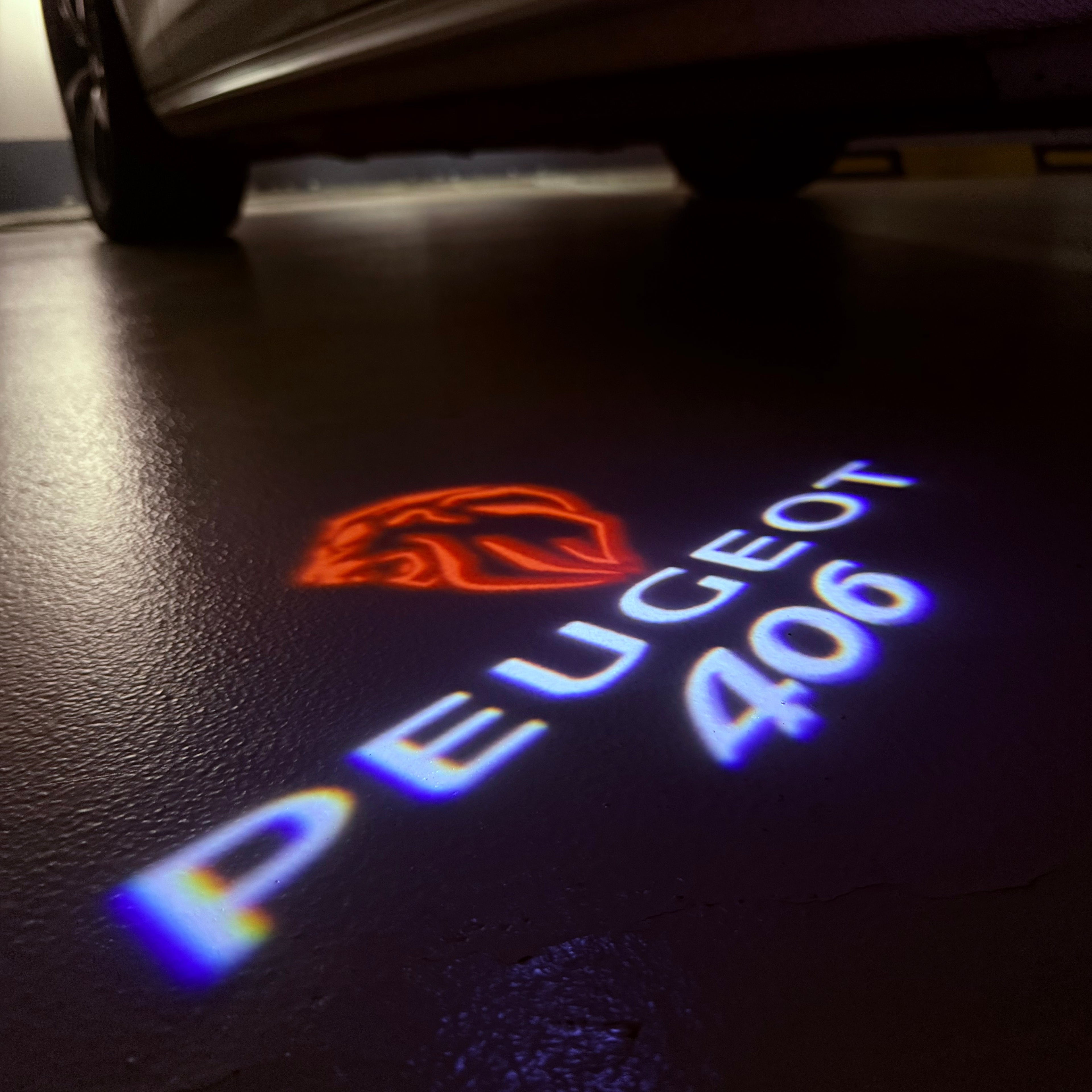 BMW M3 LOGO PROJECTOT LIGHTS Nr.24 (Menge 1 = 1 Sets/2 Türleuchten)