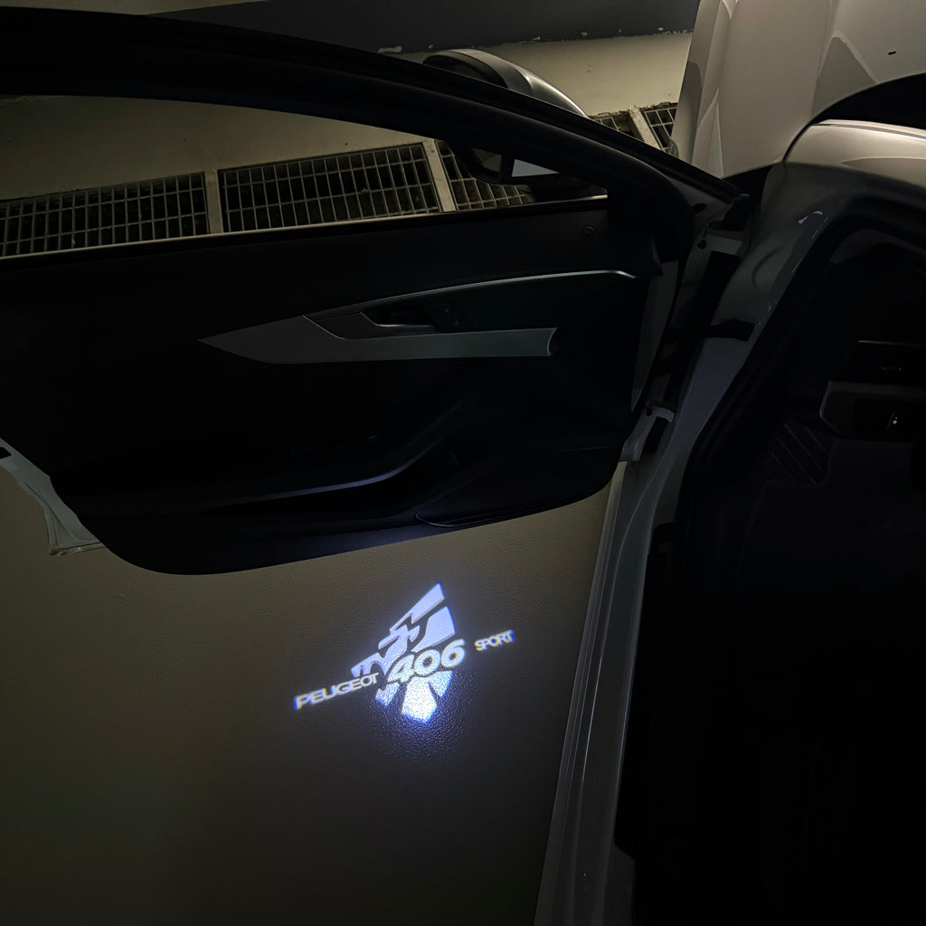 LUCES DE PROYECTOR DEL LOGOTIPO BMW M3 Nr.24 (cantidad 1 = 1 juegos / 2 luces de puerta)