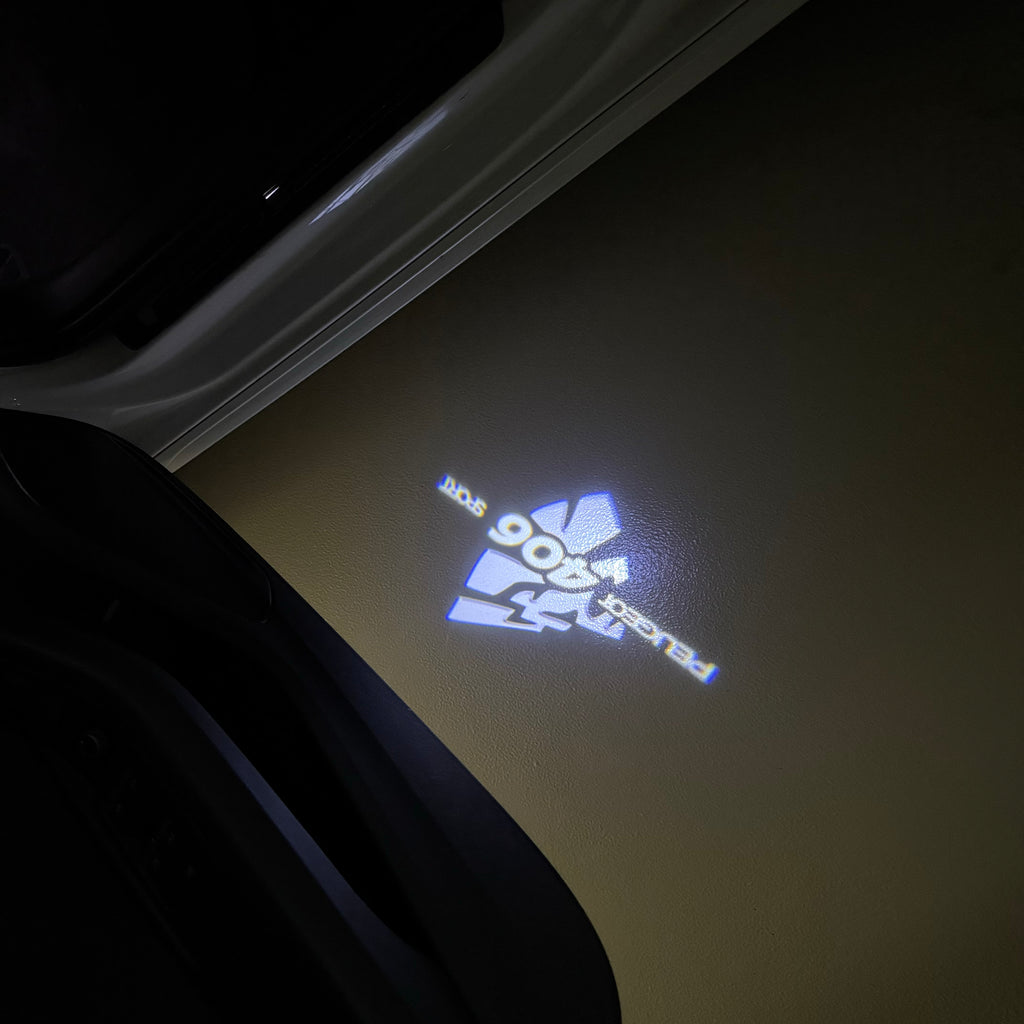LUCES DE PROYECTOR DEL LOGOTIPO BMW M3 Nr.24 (cantidad 1 = 1 juegos / 2 luces de puerta)
