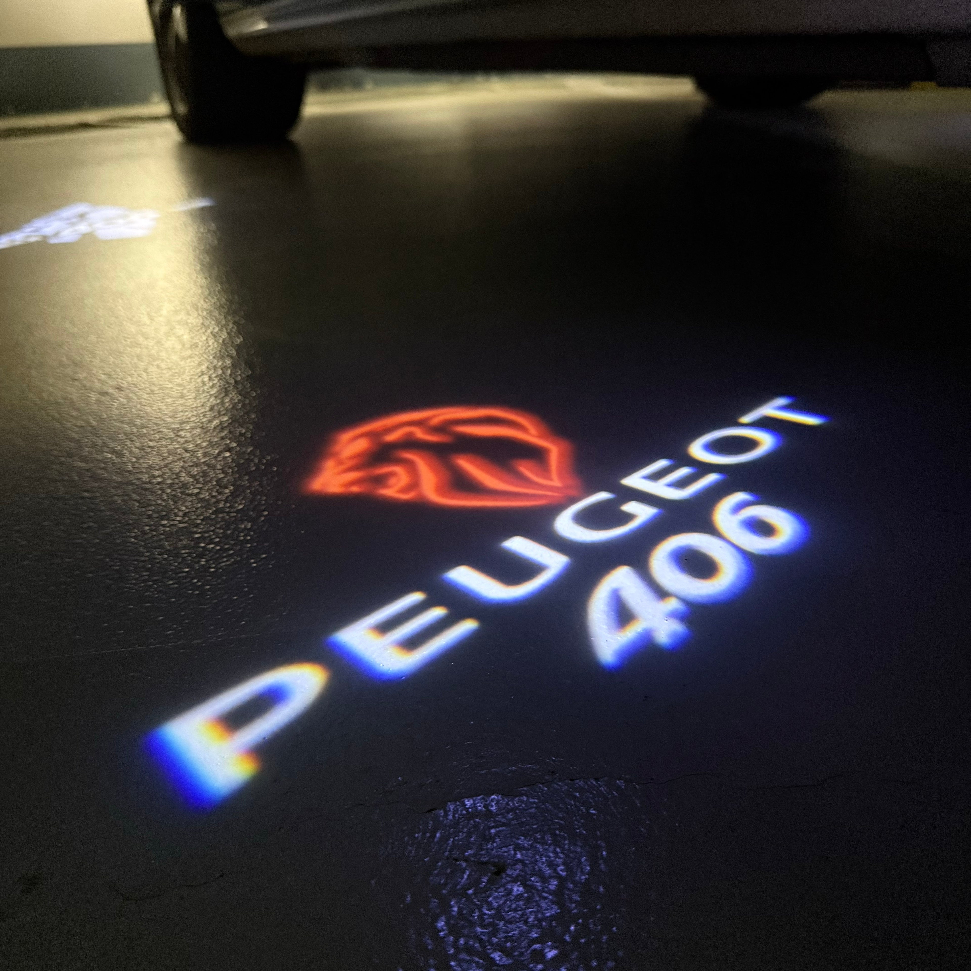 BMW M3 LOGO PROJECTOT LIGHTS Nr.24 (Menge 1 = 1 Sets/2 Türleuchten)