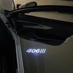 LUCES DE PROYECTOR DEL LOGOTIPO BMW M3 Nr.24 (cantidad 1 = 1 juegos / 2 luces de puerta)