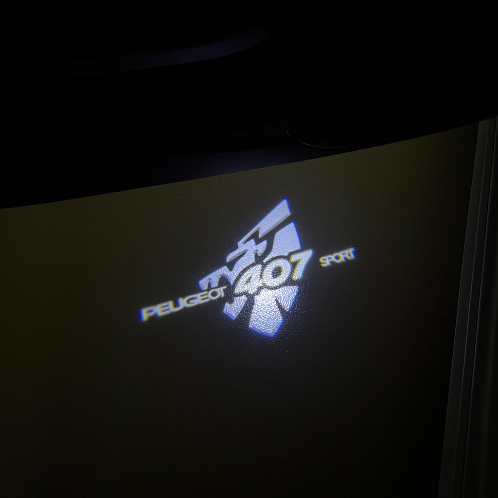 LUCES DE PROYECTOR DEL LOGOTIPO BMW M3 Nr.24 (cantidad 1 = 1 juegos / 2 luces de puerta)