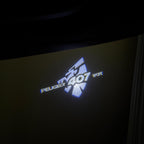 LUCES DE PROYECTOR DEL LOGOTIPO BMW M3 Nr.24 (cantidad 1 = 1 juegos / 2 luces de puerta)