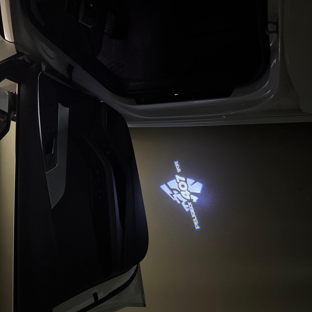 LUCES DE PROYECTOR DEL LOGOTIPO BMW M3 Nr.24 (cantidad 1 = 1 juegos / 2 luces de puerta)