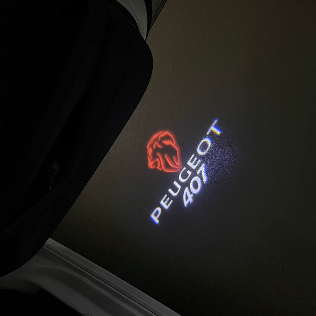 LUCES DE PROYECTOR DEL LOGOTIPO BMW M3 Nr.24 (cantidad 1 = 1 juegos / 2 luces de puerta)