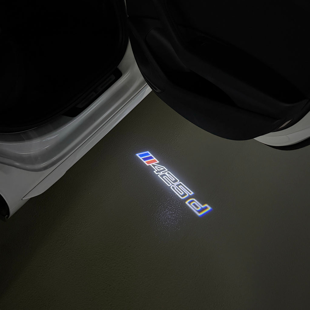 ÉCLAIRAGE DE PROJECTEUR BMW M3 LOGO Nr.24 (quantité 1 = 1 jeux / 2 feux de porte)