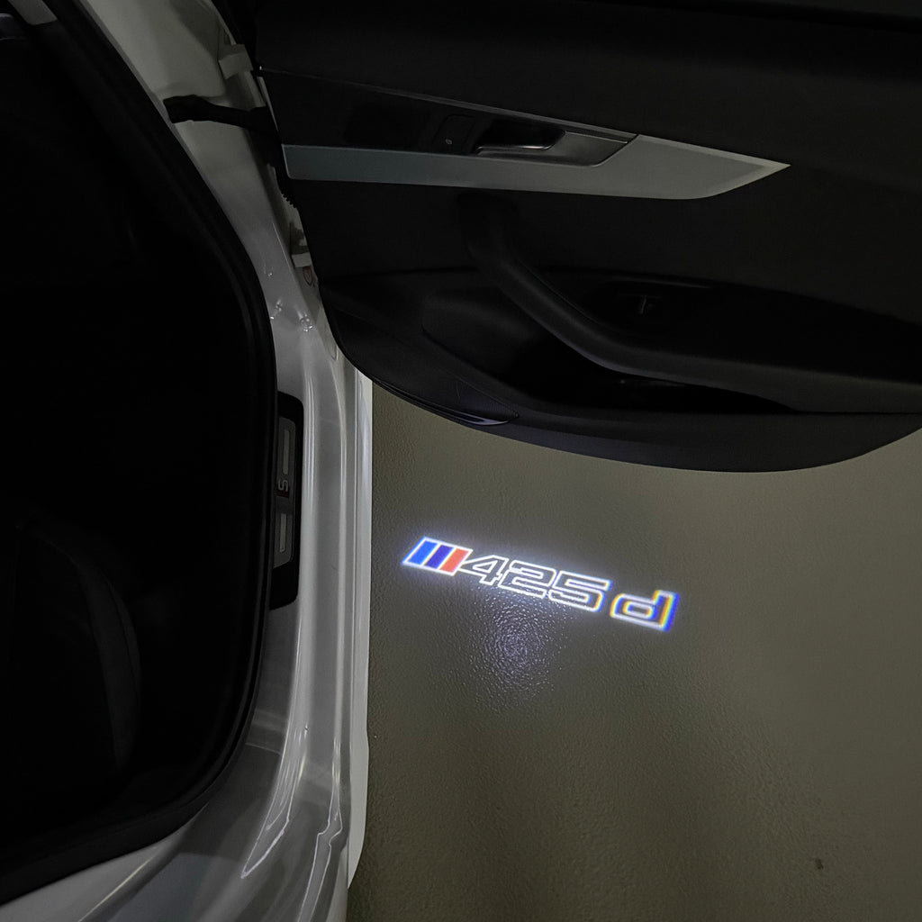 ÉCLAIRAGE DE PROJECTEUR BMW M3 LOGO Nr.24 (quantité 1 = 1 jeux / 2 feux de porte)