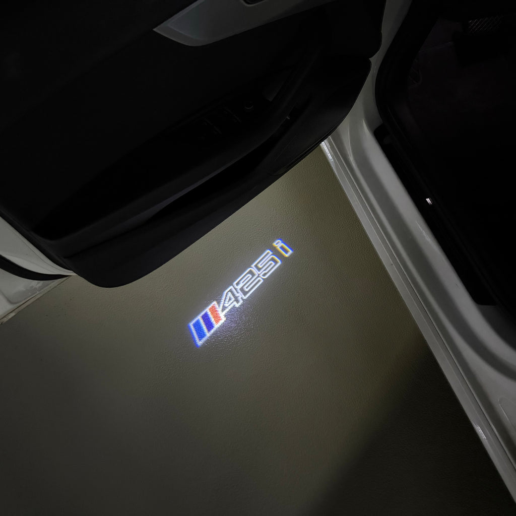 ÉCLAIRAGE DE PROJECTEUR BMW M3 LOGO Nr.24 (quantité 1 = 1 jeux / 2 feux de porte)