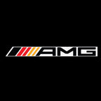 أضواء بروجكتور شعار MERCEDES BENZ AMG عدد 16 (الكمية 1 = 1 مجموعة / 2 أضواء باب)