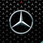 أضواء بروجكتور شعار MERCEDES BENZ رقم 03 (الكمية 1 = 1 مجموعة / 2 أضواء باب)